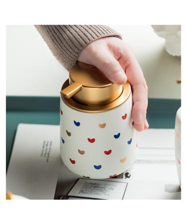 TEMKIN Fashion Ceramic Hand Sanitizer Shampoo Shower Gel Conditioner Press Bottle - Size A - Buy Online on GoSupps.com
