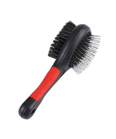 Double Sided Pet Grooming Brush Dog Puppy Grooming Massage Comb for Dogs Cats Cleaning Loose Fur Dirt(M)
