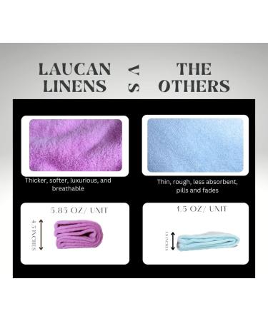 Laucan Extra Plush Hair Towel Wraps 2 Pack - Quick Drying Microfiber Towels for Women - Stylish Turban Twist for All Hair Types - Buy Online on GoSupps.com