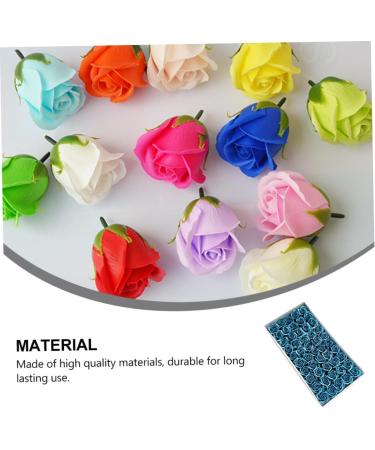 TOPBATHY 50pcs Valentine's Day Rose Bath Gifts Bath Soap Rose House Gifts Mothers Day Soap Rose Soap Rose Petals Rose Gifts Home Decor Valentine's Day Gifts Gift Box Corn Starch Artificial Navy 7X4.5CM - Buy Online on GoSupps.com