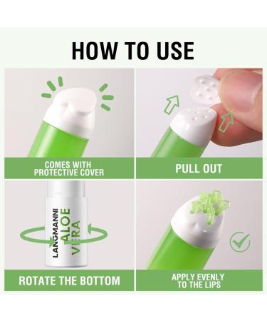  Beliky Girl Moisturizing lip balm aloe vera lipstick long-lasting hydration to soothe dry and chapped lips nourishing and moisturizing lip mask with natural botanical products - Buy Online on GoSupps.com