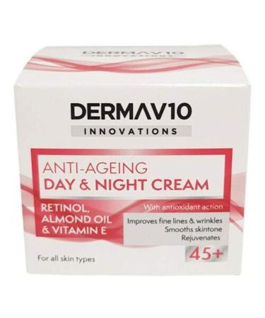 DermaV10 Innovation Anti-Ageing Day and Night Cream with Retinol for 45+ 50ml
