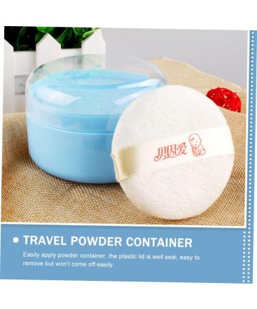 Hohopeti 8 Pcs Body Powder Puff Box - Travel Makeup Puff Set for Baby Powder Application - Charming Blue Air Cushion - 8x8x6cm - 2pcs - Buy Online on GoSupps.com