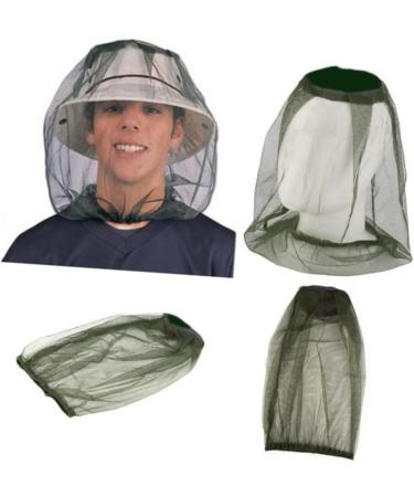 Inoomp 20 STK Mosquito Net - Outdoor Bug Repellent Head Net for Travel & Field Use - Anti-Mosquito Cap & Mesh Protection - Buy Online on GoSupps.com