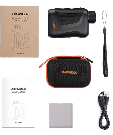 ENGiNDOT Golf Rangefinder 900 Yards | 7X Magnification | Rechargeable Laser Range Finder with Slope | High-Precision Flag Pole Locking | Distance Finder for Golf & Hunting - Buy Online on GoSupps.com