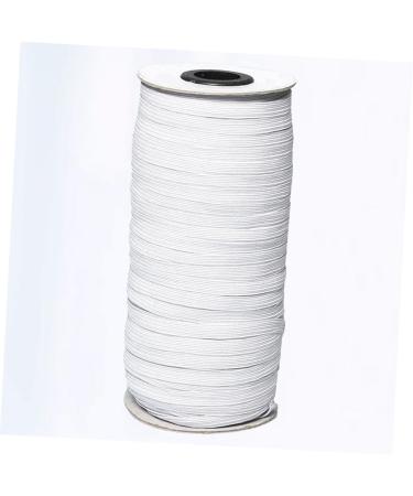 Gatuida Elastic Band Earrings - Handmade White Cord Spool for Face Masks | 5000x0.4cm Sewing Thread - Buy Online on GoSupps.com