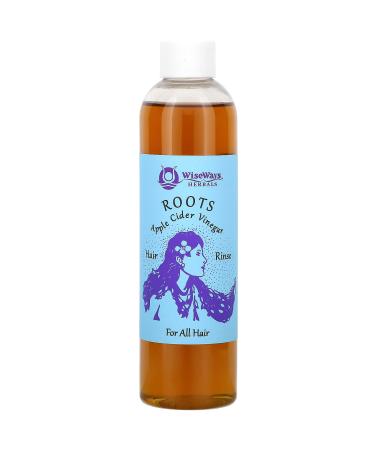 WiseWays Herbals Roots Apple Cider Vinegar Hair Rinse For All Hair 8 oz (236 ml)