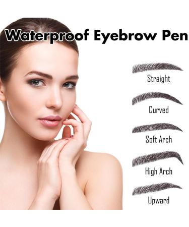 2024 Upgraded Natural Brows Eyebrow Pen 3d Waterproof Microblading Eyebrow Ultra-Fine Eyebrow Pencil For Natural Brows Creates Natural Looking Brows Effortlessly (2dark brown) - Buy Online on GoSupps.com