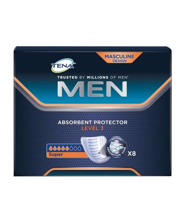 Tena Men Level 3 for moderate bladder weakness 8 pads 1 pack