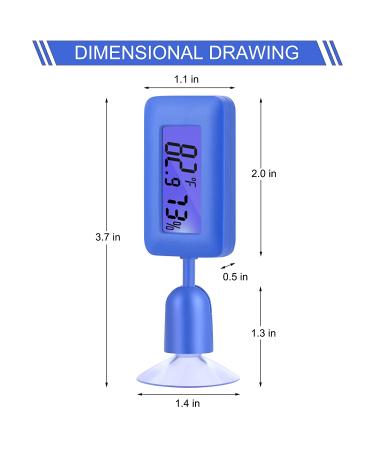 Reptile Thermometer Reptile Thermometer and Humidity Gauge Digital Reptile Thermometer and Hygrometer  - Buy Online on GoSupps.com