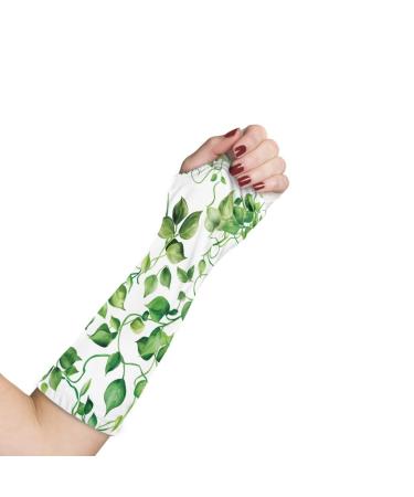LedBack Leaves Arm Cast Cover Adult Decorative Arm Cast Covers for Women Men Arm Wrist Elbow Protection Cover Cast Sleeves Protector Size L Leaf Large
