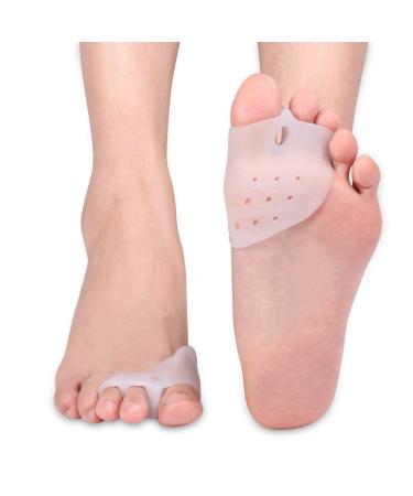 Piede Toe Sepa or Silicone Hallux Valgus Corrector Bunion for Hammer Relief Gel with Tip Forefoot Bear Pads Cushion Straightener Spacer Men and Women Easy Wear in Shoes 1 Pair - Buy Online on GoSupps.com