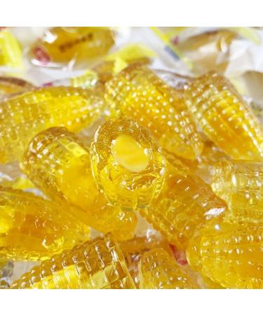 Corn Juice Transparent Candy Corn Soft Candy Corn Lollipop Chinese Candy Sweet Corn Flavor Soft Candy Cream Corn Candy Chewing Milk Candy Casual Snacks Fruit candy (200g) - Buy Online on GoSupps.com