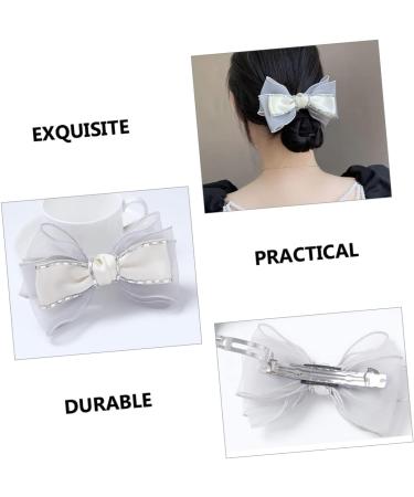 minkissy Accessories Fabric Butterfly Hair Clip Bowknot Barrette Hair Bows for womens hair accessories black bows womens hair clips women hair clips white s woman South Korea Hair - Buy Online on GoSupps.com