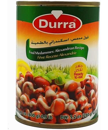 Durra Lot 3x Foul medammes bean Alexandria recipe (tahini) - Box 400g - Buy Online on GoSupps.com