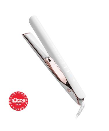 T3 Smooth ID 1 Flat Iron with Touch Interface - Digital Ceramic Flat Iron with Interactive HeatID Technology White/Rose Gold - Buy Online on GoSupps.com
