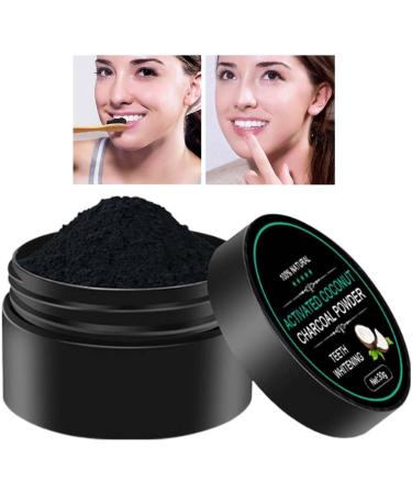 Activated Charcoal Toothpaste Powder - 30g | Natural Whitening & Brightening | Organic Bamboo Coal for Healthy Teeth & Gums - Buy Online on GoSupps.com