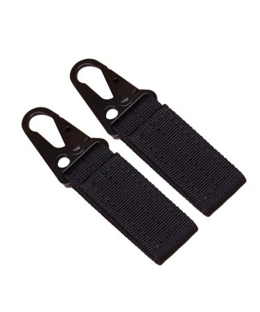 Outdoor Nylon Webbing Hanging Buckle Fan Belt Multifunctional Eagle Hook (Black)