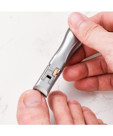 NCL Stainless Steel Large Toenail Clippers for Thick Nails - Best Clippers for Men, Women, Seniors - Silver - Buy Online on GoSupps.com