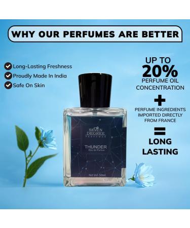 JP Thunder-Fresh Cool masculine Fragrance Perfume With Good Fragrances for Men Women Unisex with Long Lasting EDP Fragrance Scent 50ml - Buy Online on GoSupps.com