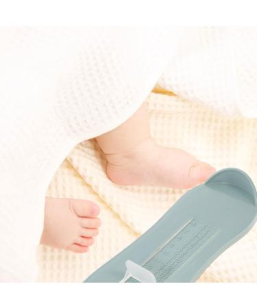 Rosenice Baby Shoe Size Measuring Tool | Foot Length Measuring Lineal for Children | Blue-Gray Footmuff & Knife - Buy Online on GoSupps.com