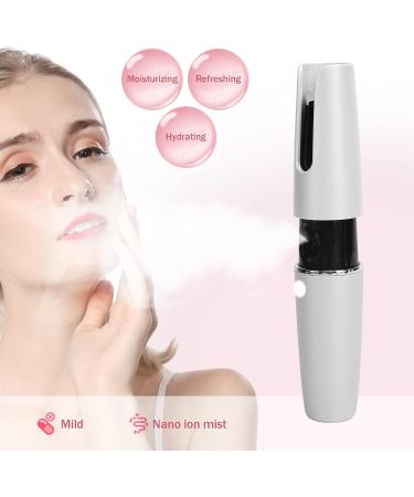 USB Charging Handheld Facial Mist Sprayer Portable Skin Moisturizing Spray for Home & Office (White) | International Shipping Available - Buy Online on GoSupps.com