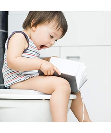 Todeco 2-in-1 Round Toilet Seat with Built-in Potty Training Seat - Slow Close & Easy Remove - White - Ideal for Toddlers and Adults - Buy Online on GoSupps.com