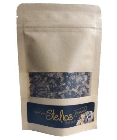 Organic Black Garlic Sea Salt Aged FULL 90 Days Vegan GMO Free Gluten Free 75gr