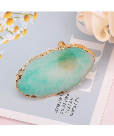 Nail Art Gel Polish Color Mix - Resin Mini Tips Palette & Display Holder for Manicure Acrylic Watercolor & Face Art (Green) - Buy Online on GoSupps.com