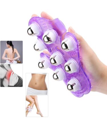 Iwobi Body Massager Glove - Palms Shaped with 9 Metal Roller Balls for Stress Relief | International Shipping - Buy Online on GoSupps.com