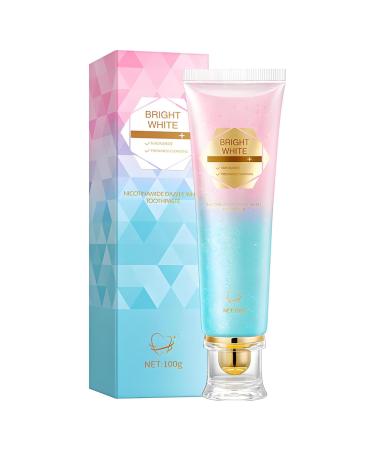 Niacinamide Whitening Toothpaste 100g - Advanced Stain Removal for Whiter Teeth Enamel Care & Fresh Breath Daily Oral Care for Adults