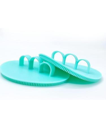 Silicone Body Scrubber Set - Shower Brush for Men, Women & Kids - More Hygienic Than Traditional Loofah - Ideal for Home & Travel - Buy Online on GoSupps.com