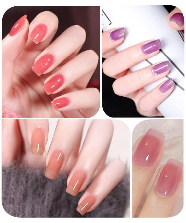 Douborq Gel Nail Polish - 20 Vibrant Colors for Salon & At-Home Use | Crystal Clear & Summer Shades - Buy Online on GoSupps.com