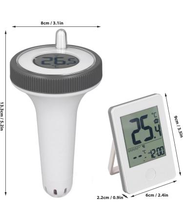 Uadme Wireless Pool Thermometer - Waterproof Digital LCD Display with 0.1 Accuracy | International Shipping Available - Buy Online on GoSupps.com