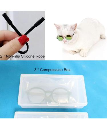 5 Pieces Pet Glasses | Fashion Sunglasses for Dogs & Cats | Retro Style Small & Medium Pet Sunglasses - Buy Online on GoSupps.com