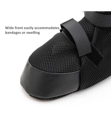 WEEOATAR Adjustable Post-op Shoe - Orthopedic Boot for Post-Surgery Broken Foot Bunions & Hammer Toe (M) - Velcro Closure Left/Right Foot Black - International Shipping Available - Buy Online on GoSupps.com