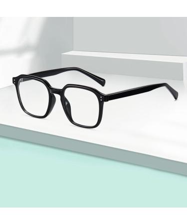 Buy Pin Temple Square TR90 Blue Light Blocking Glasses for Men & Women - Anti UV Ray Computer & Reading Glasses (57mm - Buy Online on GoSupps.com