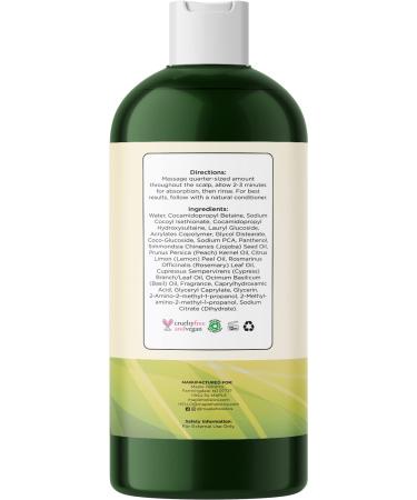Deep Cleansing Oily Hair Shampoo with Purifying Essential Oils - Clarifying Formula for Greasy Hair and Dry Scalp - Ideal Oily Scalp Toner - Buy Online on GoSupps.com