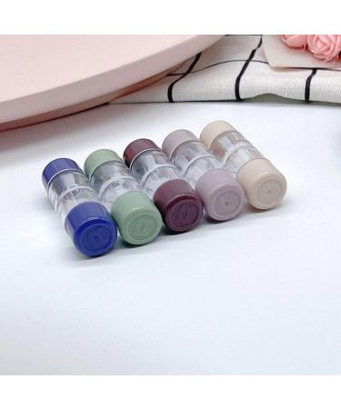 5pcs Colored Contact Lenses Case Set | Travel Kit for Eye Contacts | L&R Lens Container - Buy Online on GoSupps.com