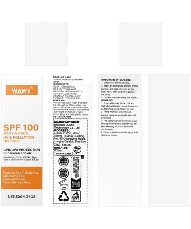 WAWJ Moist sunscreen SPF 100 waterproof protection against UVA and UVB - Buy Online on GoSupps.com