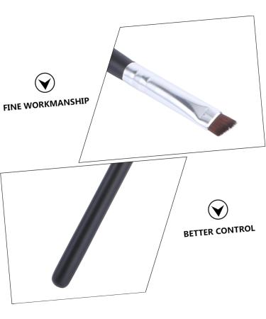 Mikinona 12pcs Angled Eyebrow Brush Makeup Brush Beauty Tool Eye Liner Brush Flat Cosmetic Bridegroom - Buy Online on GoSupps.com
