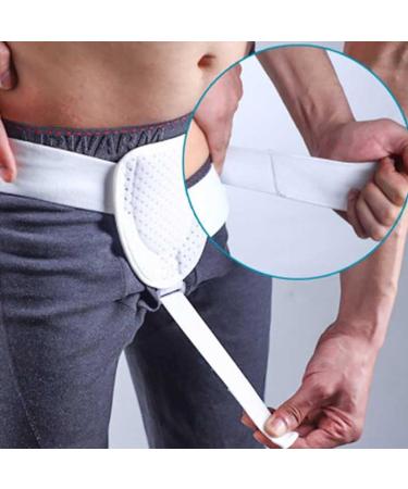 CCXRC Hernia Support Belt | Adjustable Inguinal Truss for Single & Double Hernias | Removable Compression Pads & Groin Straps | Black - Buy Online on GoSupps.com