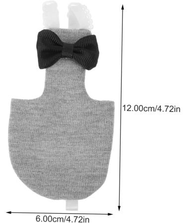 MipCase 2-Pack Flying Bird Diapers & Makabuns Fly Suit | Comfortable Gray Parrot Clothing | Decorative Bird Flight Costume | Nymphic Bird Diaper 12x6cm - Buy Online on GoSupps.com