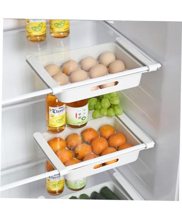 Hemoton 4 Pcs Refrigerator Storage Box Bike Pedal Extender White Fridge Fruit Storage Holder Crisper Drawer - Buy Online on GoSupps.com