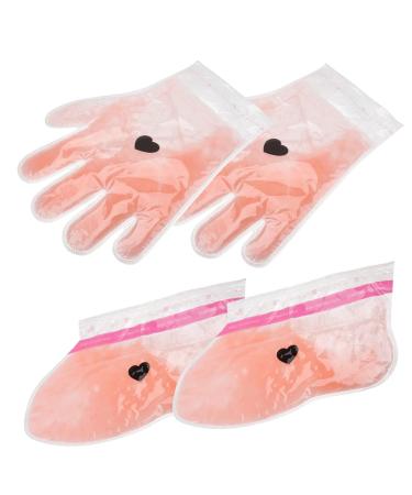 Lurrose blood circulation promote 2 pairs of wax bathroom gloves and booties paraffin wax in paraffin wax bad liner paraffin socks and gloves by hand fu Care hand care