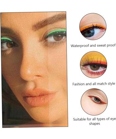 Beavorty 12 Pcs Eyeliner Eye Line Strip Eye Makeup Stickers Double Eyelid Strips Flash Beauty Products 1 count (Pack of 1) Assorted Colorx2pcs - Buy Online on GoSupps.com