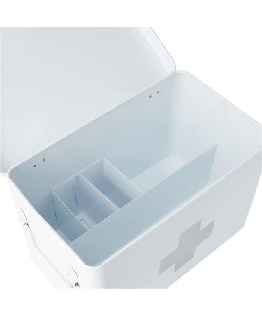 Zeller Metal First Aid Box 32x19.5x20cm White - Compact and Sturdy Storage Solution - Buy Online on GoSupps.com