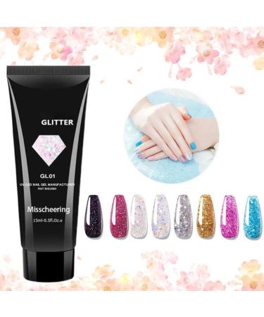 UIKEEYUIS Nail Extension Gel Set Professional Polish Kit Convenient Handheld Manicure Tools Beginners Children Makup Supplies Type1 - Buy Online on GoSupps.com