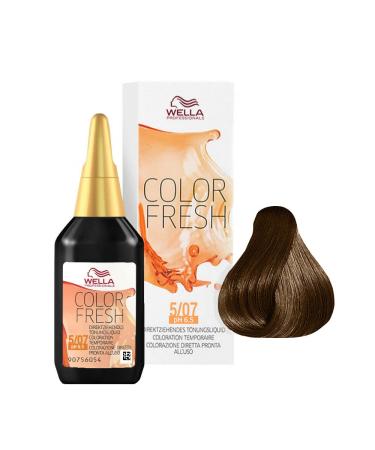 Wella Professionals Color Fresh 5/07 light brown natural brown 75 ml - Buy Online on GoSupps.com