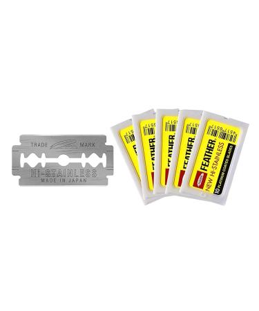 Feather Double Edge Safety Razor Blades 50 Count